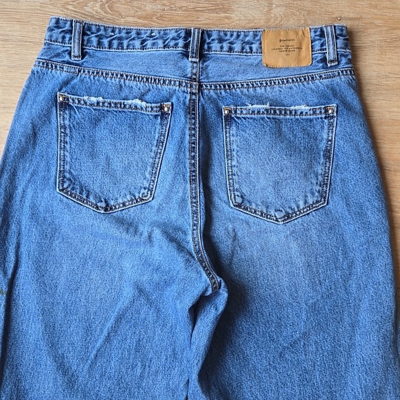 STRADIVARIUS New Carrot Studded Jeans Sz 10 - Picture 6 of 10